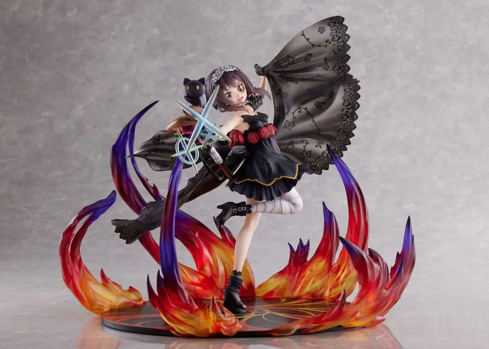 Konosuba God's blessing on this wonderful world! 1/7 Megumin the Black Rose Dress Ver. PVC szobor figura 28 cm termékfotó