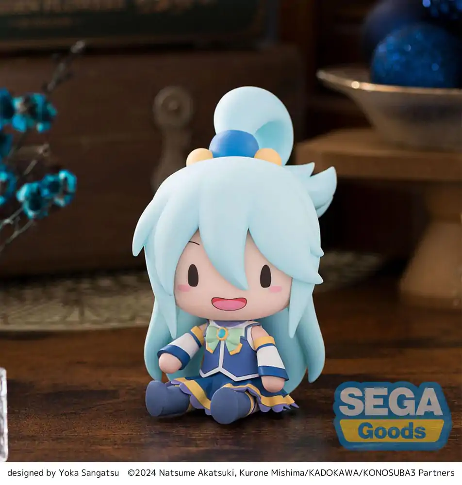 Konosuba God´s blessing on this wonderful world! 3 Fuwa Petit Chibi figura Aqua 10 cm termékfotó