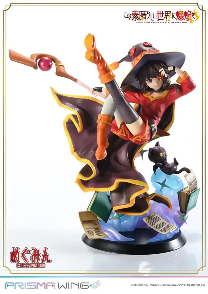 Konusuba - An Explosion on This Wonderful World! Prisma Wing 1/7 Megumin PVC szobor figura 23 cm termékfotó