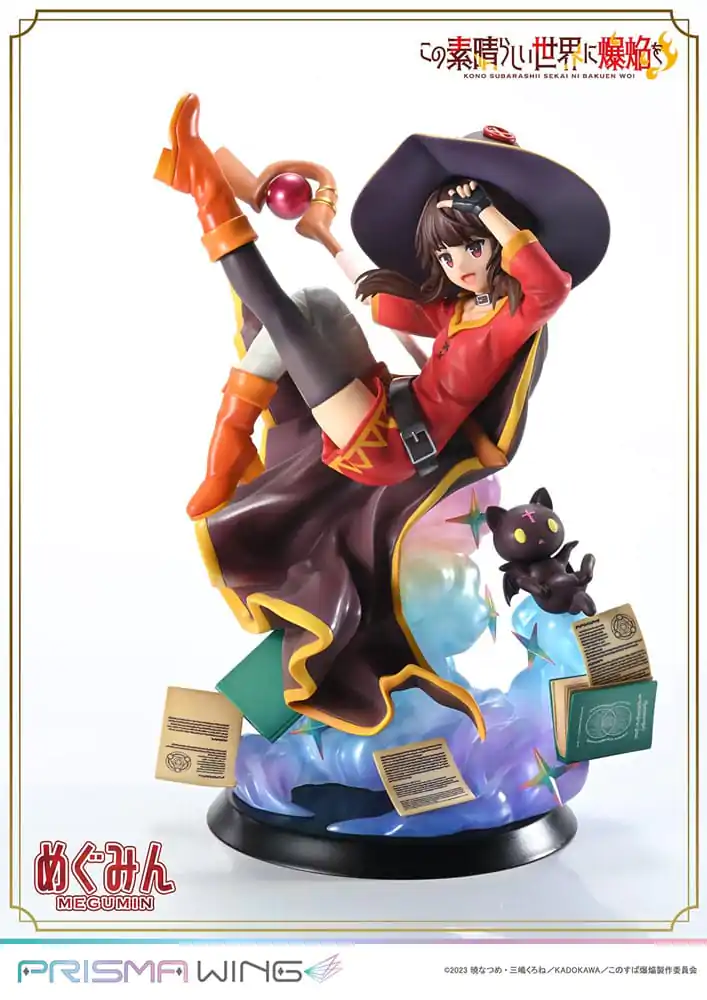 Konusuba - An Explosion on This Wonderful World! Prisma Wing 1/7 Megumin PVC szobor figura 23 cm termékfotó