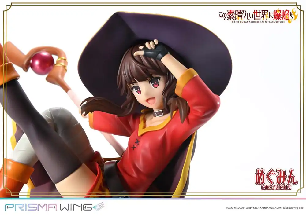 Konusuba - An Explosion on This Wonderful World! Prisma Wing 1/7 Megumin PVC szobor figura 23 cm termékfotó