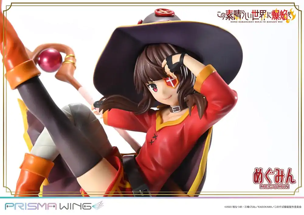 Konusuba - An Explosion on This Wonderful World! Prisma Wing 1/7 Megumin PVC szobor figura 23 cm termékfotó