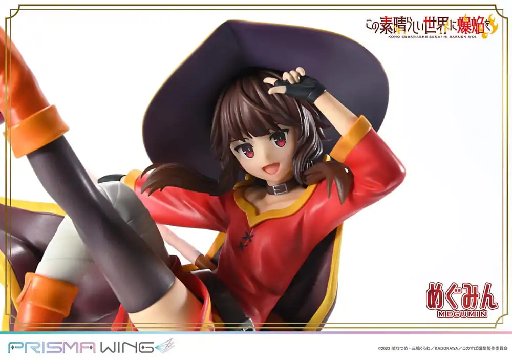 Konusuba - An Explosion on This Wonderful World! Prisma Wing 1/7 Megumin PVC szobor figura 23 cm termékfotó