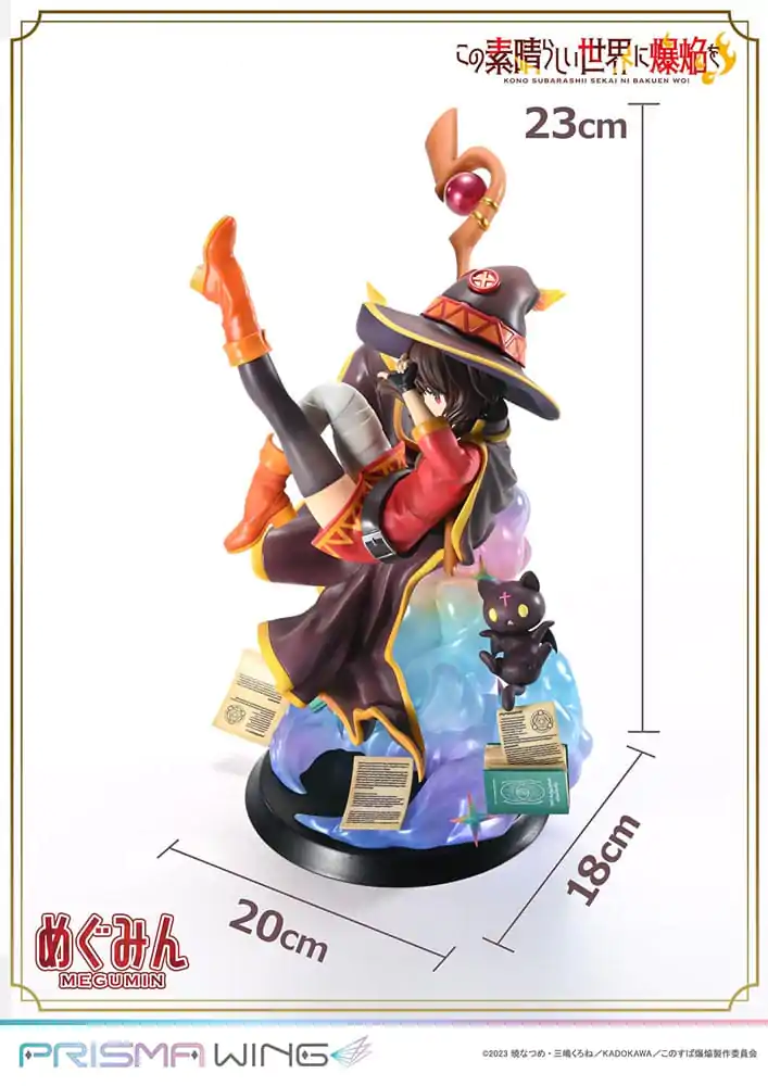 Konusuba - An Explosion on This Wonderful World! Prisma Wing 1/7 Megumin PVC szobor figura 23 cm termékfotó