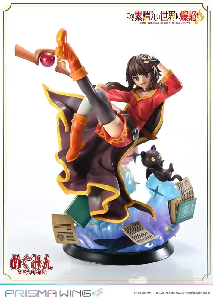 Konusuba - An Explosion on This Wonderful World! Prisma Wing 1/7 Megumin PVC szobor figura 23 cm termékfotó