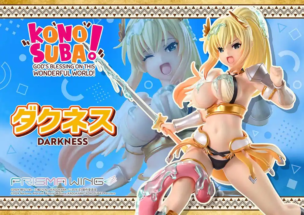 Konusuba - God&#039;s blessing on this wonderful world! Prisma Wing 1/7 Darkness PVC szobor figura 20 cm termékfotó
