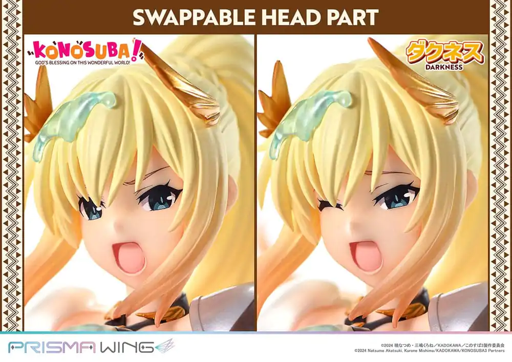 Konusuba - God&#039;s blessing on this wonderful world! Prisma Wing 1/7 Darkness PVC szobor figura 20 cm termékfotó