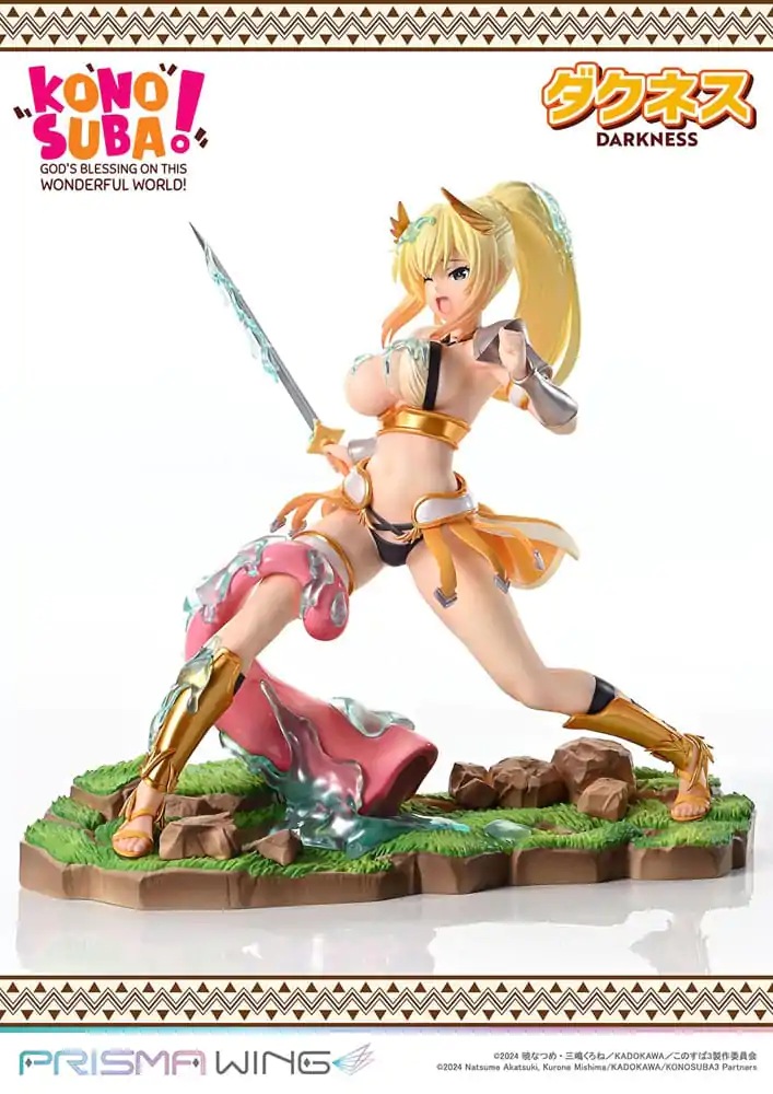 Konusuba - God&#039;s blessing on this wonderful world! Prisma Wing 1/7 Darkness PVC szobor figura 20 cm termékfotó