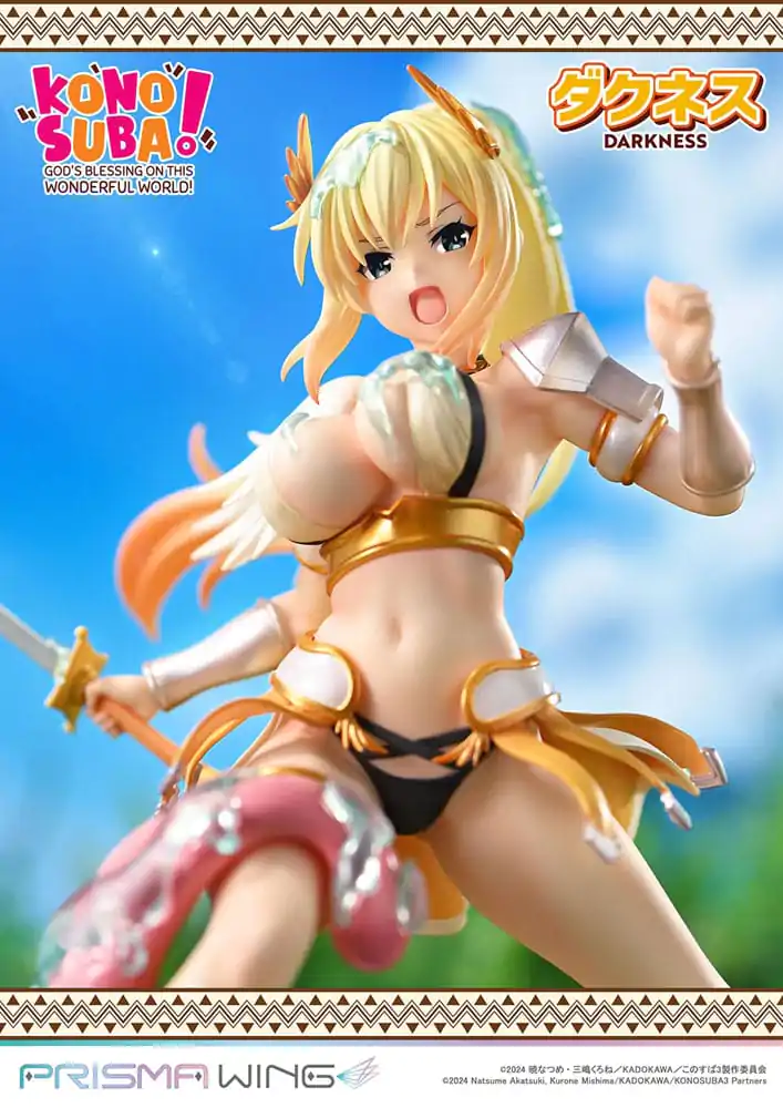 Konusuba - God&#039;s blessing on this wonderful world! Prisma Wing 1/7 Darkness PVC szobor figura 20 cm termékfotó