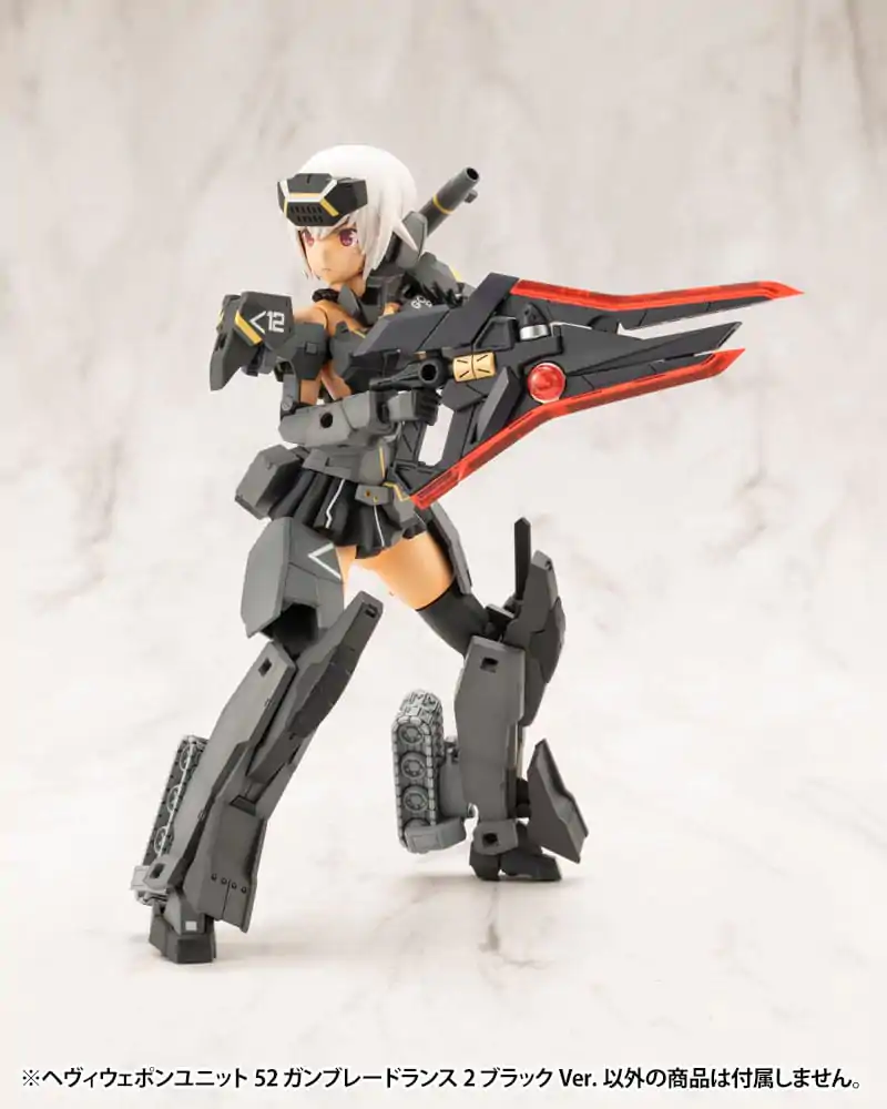 Kotobukiya M.S.G. Heavy Weapon Unit 52 Gun Blade Lance2 Black Ver. modell készlet kiegészítő csomag termékfotó