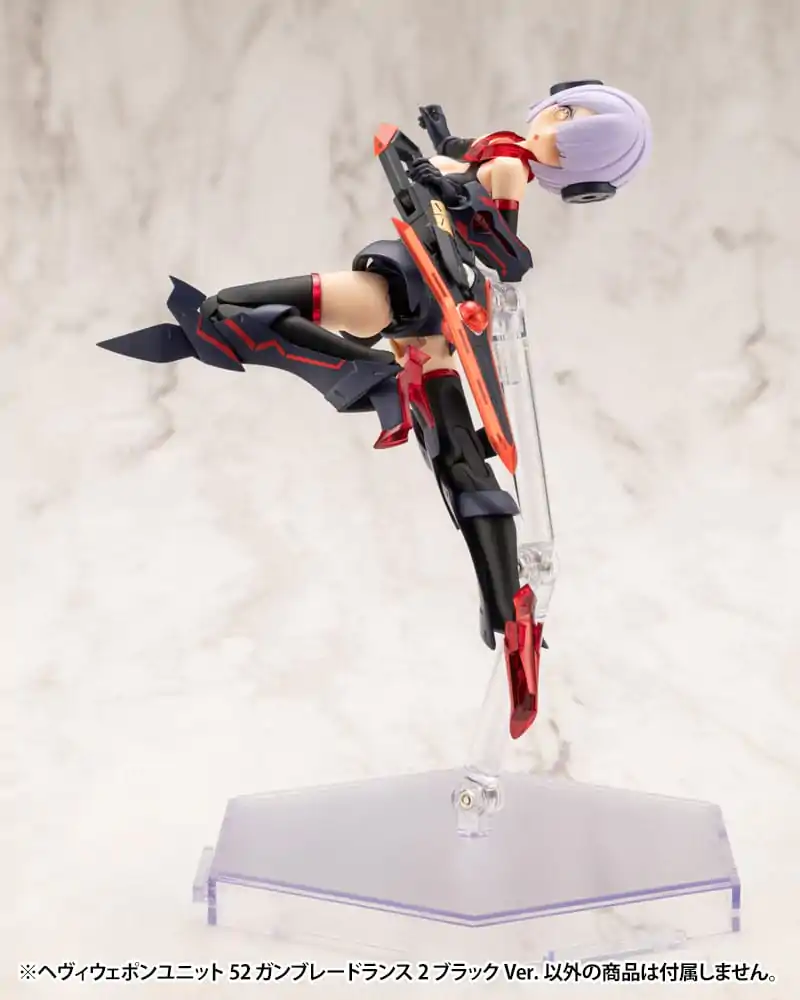 Kotobukiya M.S.G. Heavy Weapon Unit 52 Gun Blade Lance2 Black Ver. modell készlet kiegészítő csomag termékfotó