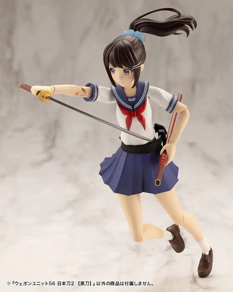 Kotobukiya M.S.G. Heavy Weapon Unit 56 Japanese Sword 2 Black Sword modell készlet kiegészítő csomag termékfotó