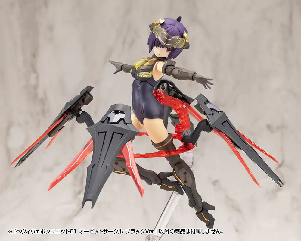 Kotobukiya M.S.G. Heavy Weapon Unit 61 Orbit Circle Black Ver. modell készlet kiegészítő csomag termékfotó