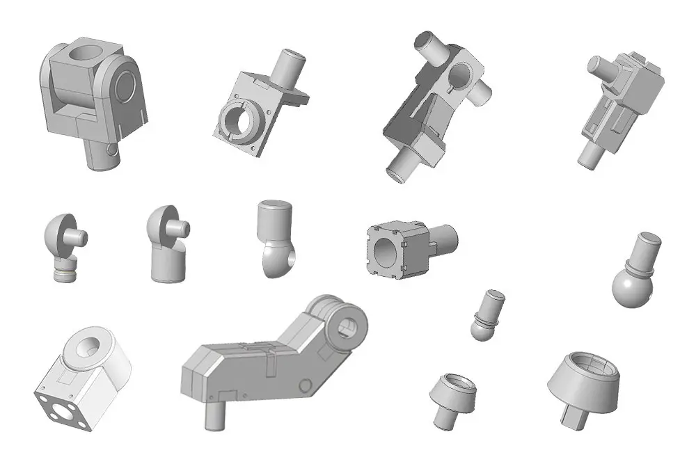 Kotobukiya M.S.G. Model Kit Accesoory Set Mecha Supply06 Joint Set Type B 7 cm termékfotó