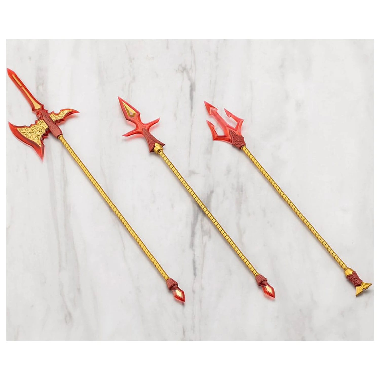 Kotobukiya M.S.G. Virtuous Style 11 Pole Weapon Set Flamerite Ver. modell készlet kiegészítő csomag  termékfotó