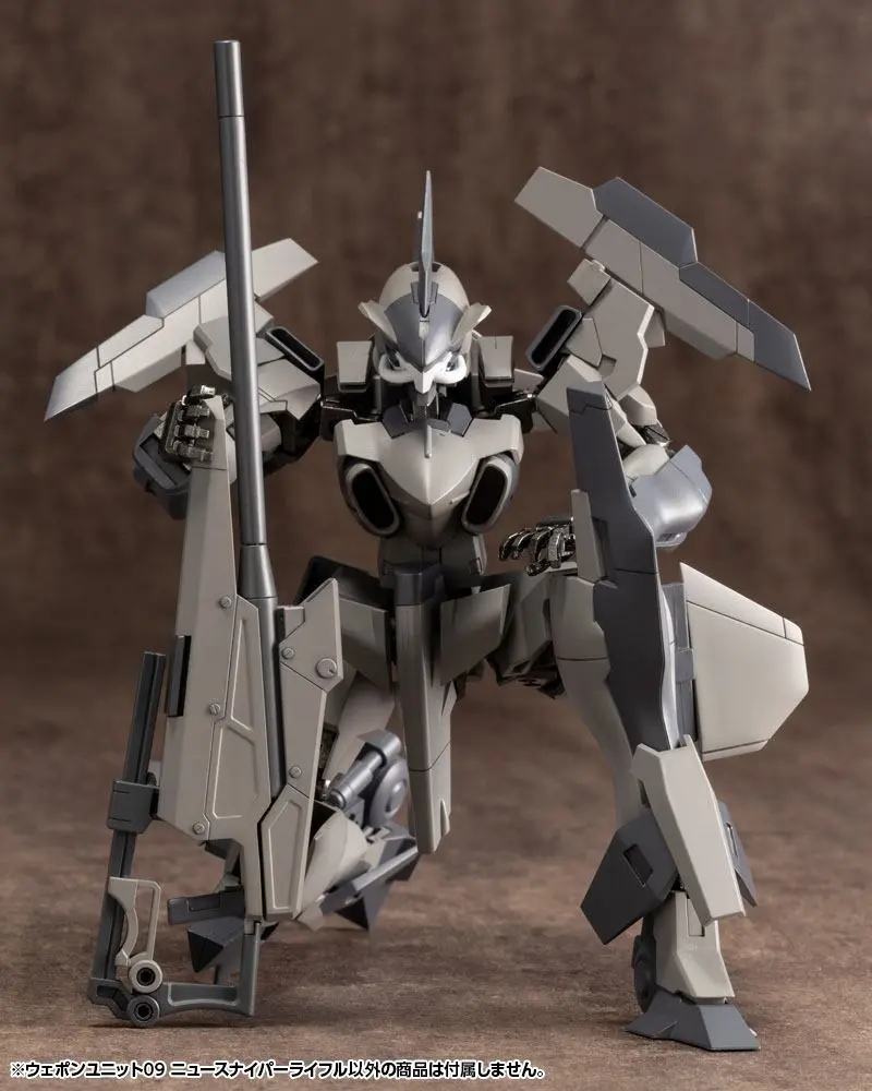 Kotobukiya M.S.G.  Weapon Unit 09 New Sniper Rifle modell készlet kiegészítő csomag termékfotó