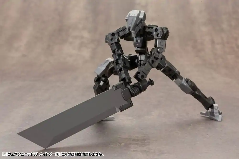 Kotobukiya M.S.G. Weapon Unit 33 Knight Sword modell készlet kiegészítő csomag termékfotó