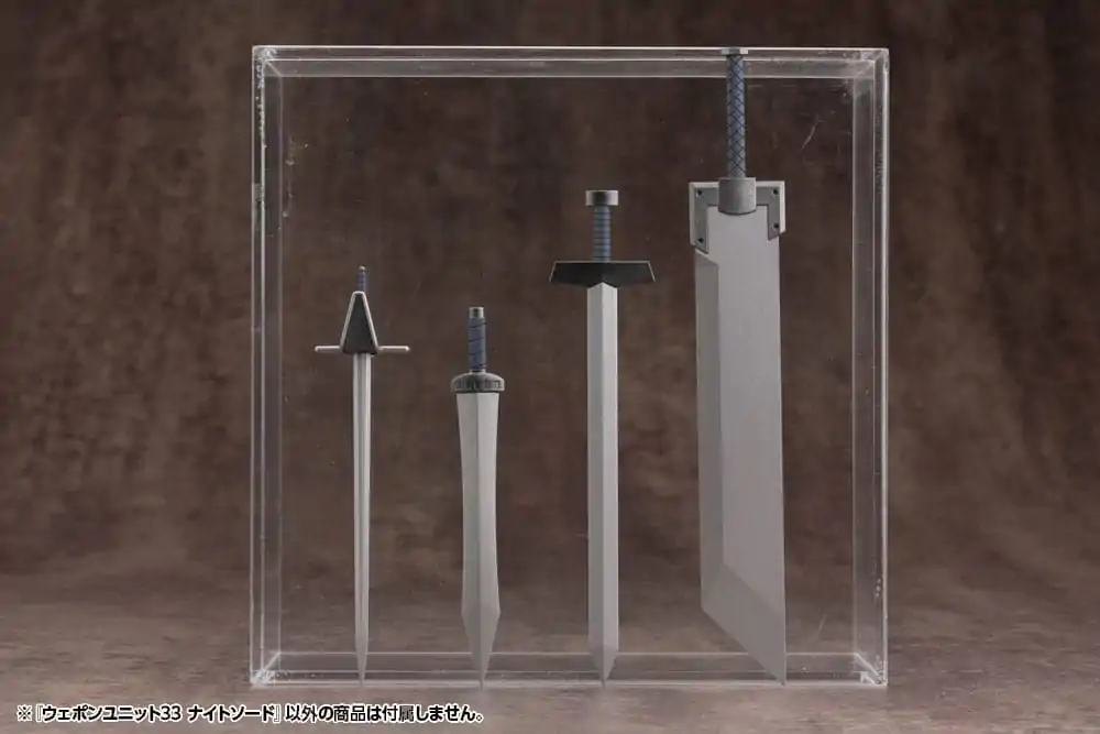 Kotobukiya M.S.G. Weapon Unit 33 Knight Sword modell készlet kiegészítő csomag termékfotó