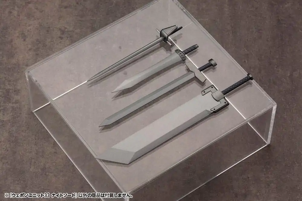 Kotobukiya M.S.G. Weapon Unit 33 Knight Sword modell készlet kiegészítő csomag termékfotó