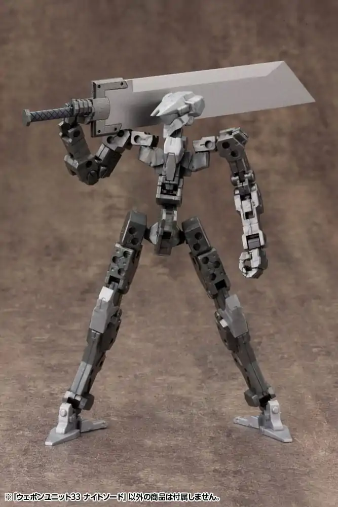 Kotobukiya M.S.G. Weapon Unit 33 Knight Sword modell készlet kiegészítő csomag termékfotó