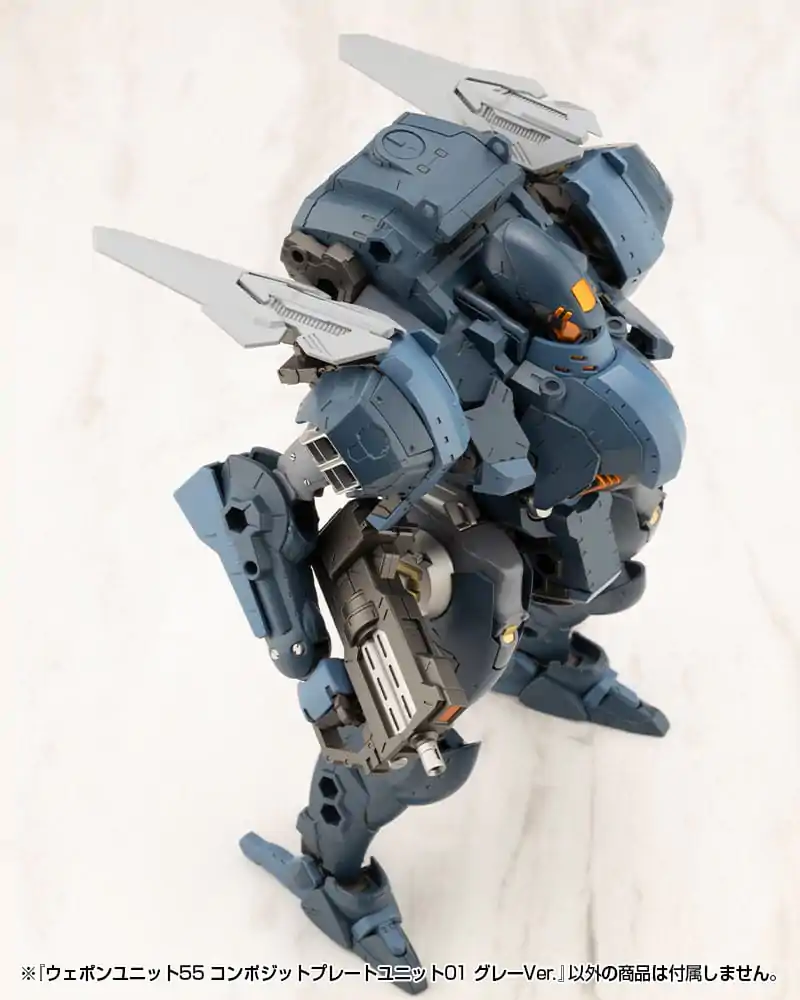 Kotobukiya M.S.G. Weapon Unit 55 Composite tányér Unit 01 Gray Ver. modell készlet kiegészítő csomag termékfotó