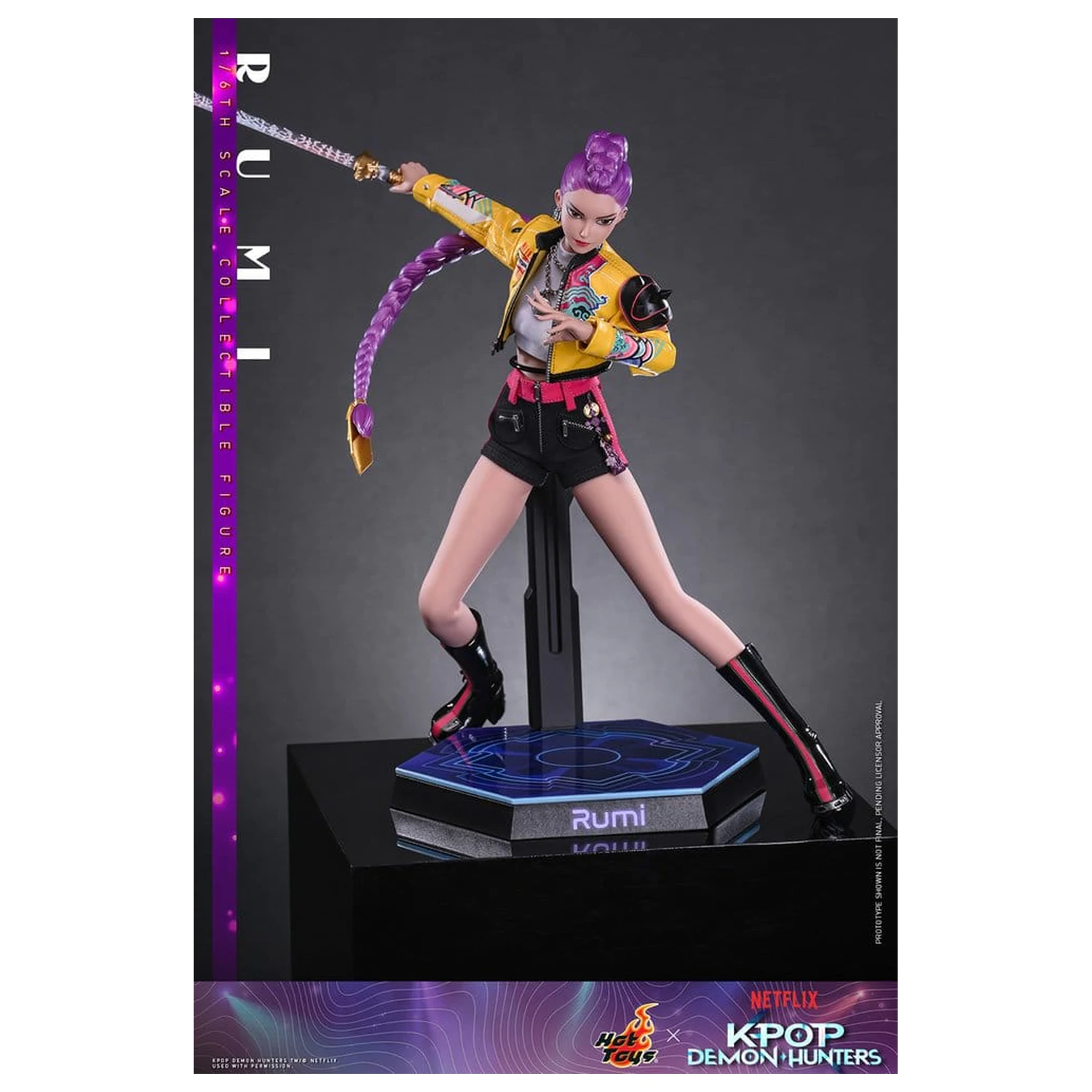 KPop Demon Hunters 1/6 Rumi akciófigura 28 cm termékfotó