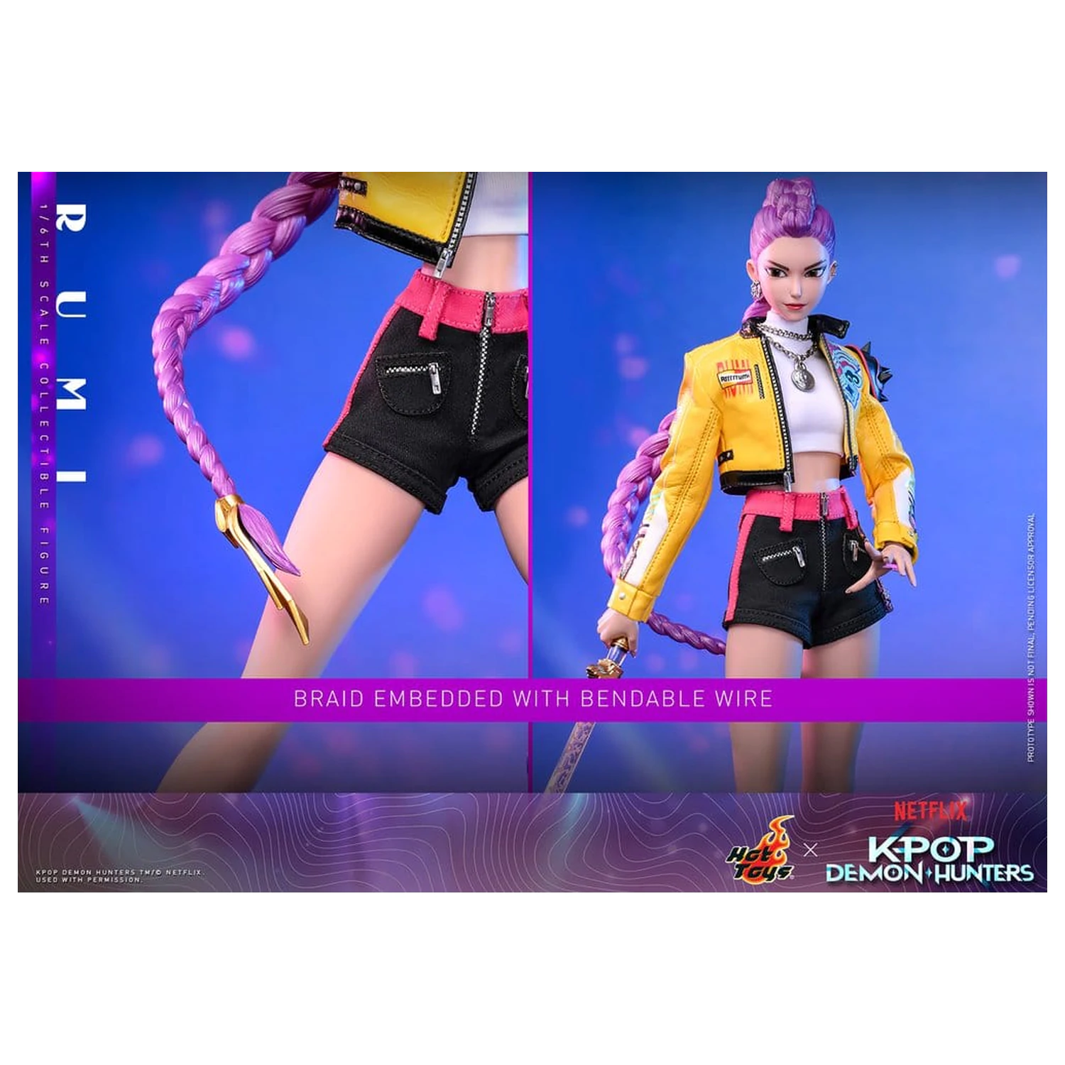 KPop Demon Hunters 1/6 Rumi akciófigura 28 cm termékfotó