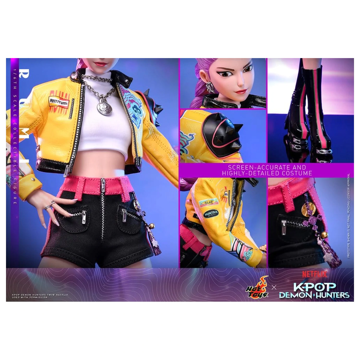 KPop Demon Hunters 1/6 Rumi akciófigura 28 cm termékfotó