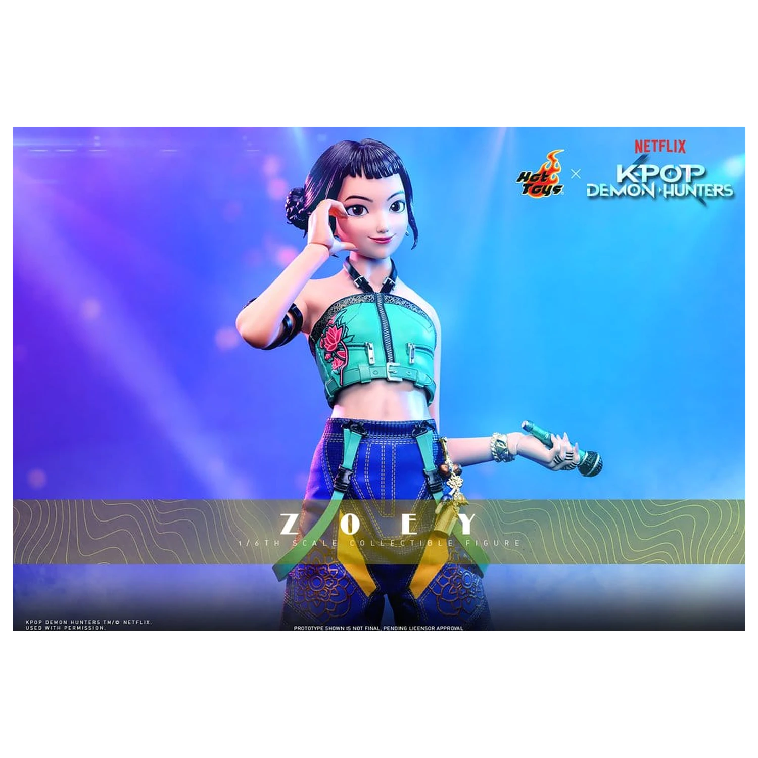 KPop Demon Hunters 1/6 Zoey akciófigura 27 cm termékfotó