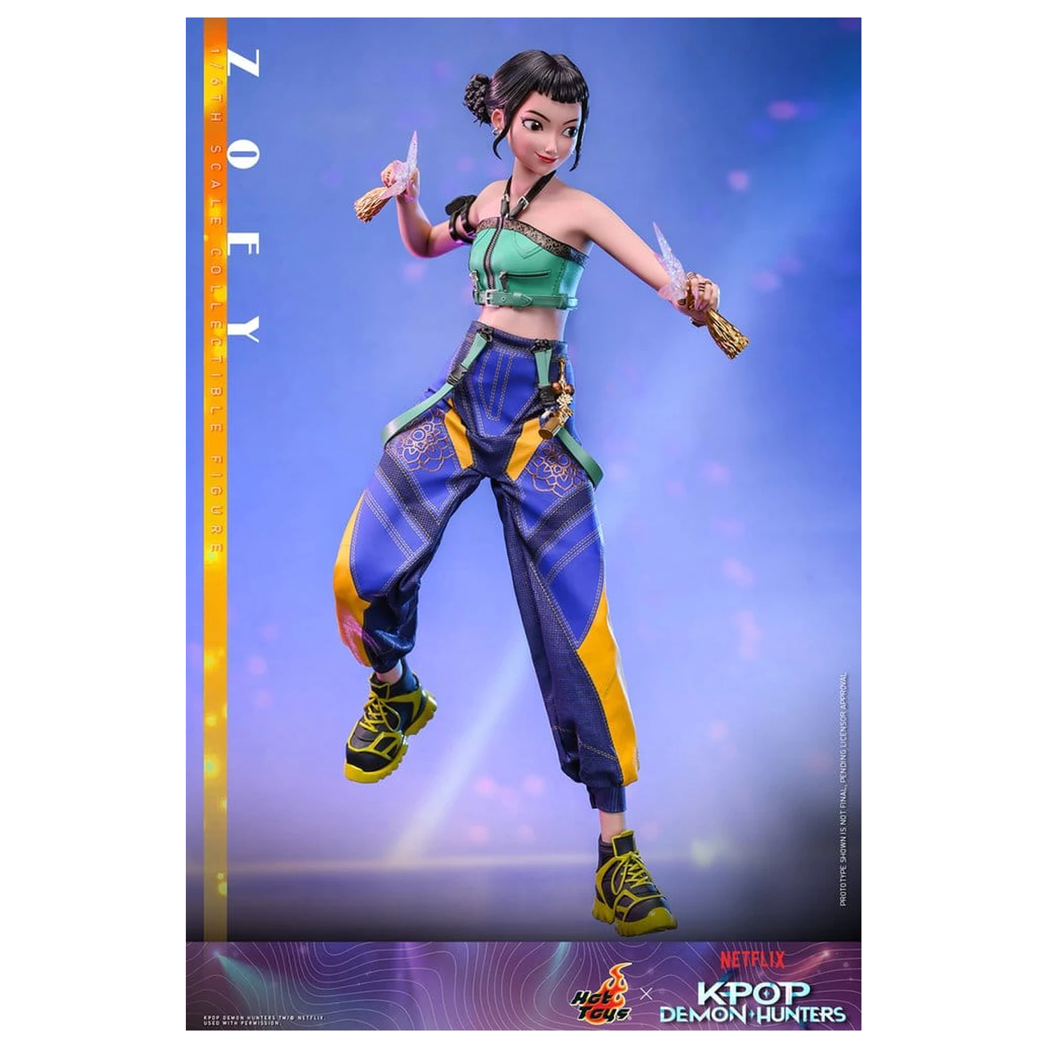 KPop Demon Hunters 1/6 Zoey akciófigura 27 cm termékfotó