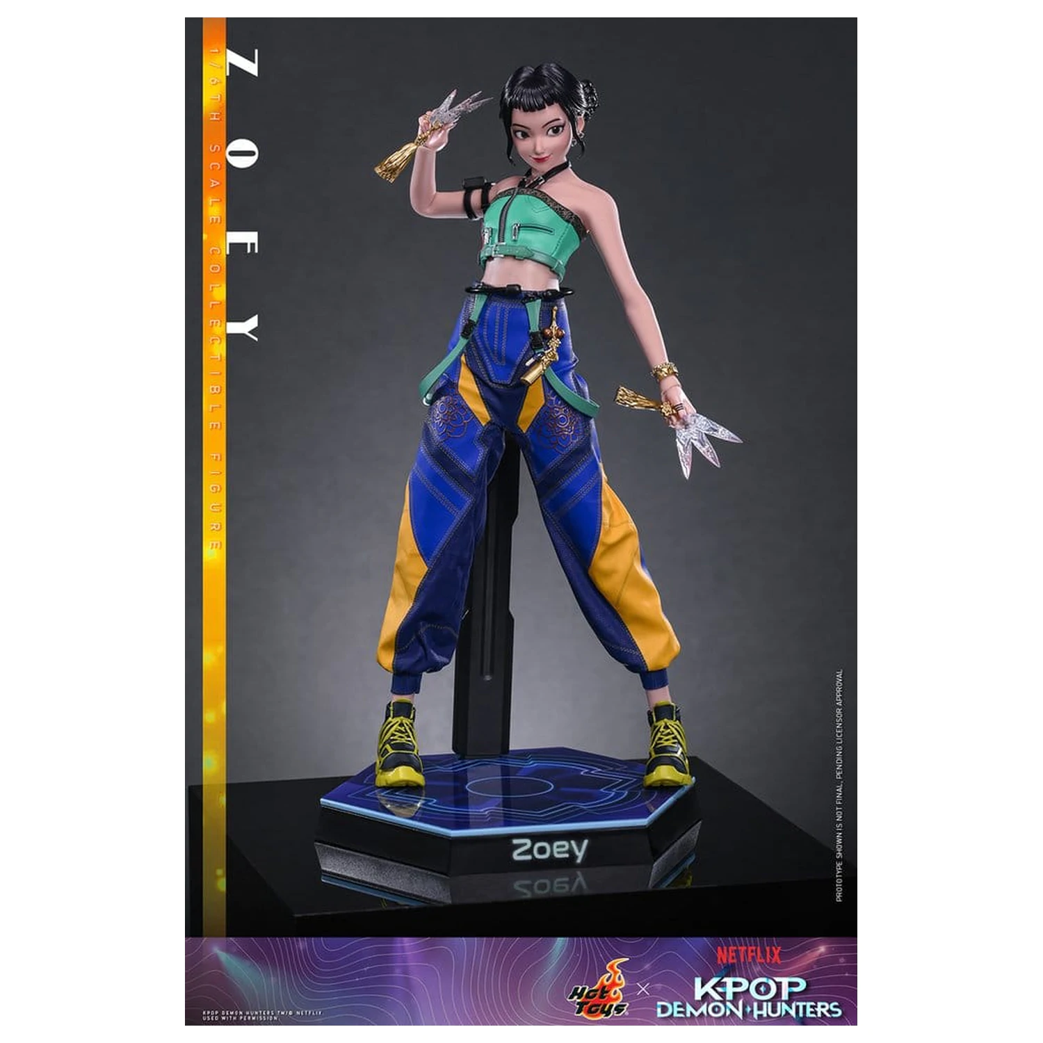 KPop Demon Hunters 1/6 Zoey akciófigura 27 cm termékfotó