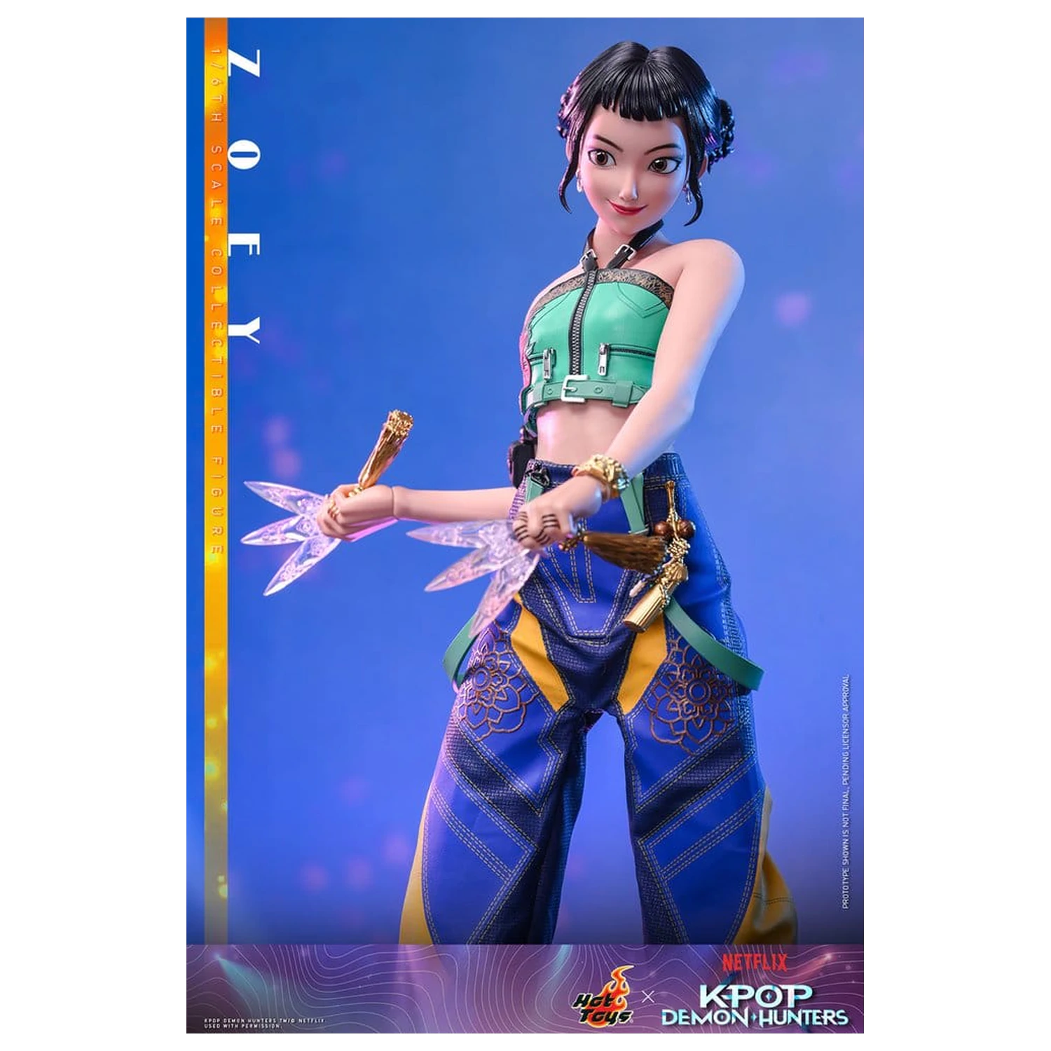 KPop Demon Hunters 1/6 Zoey akciófigura 27 cm termékfotó