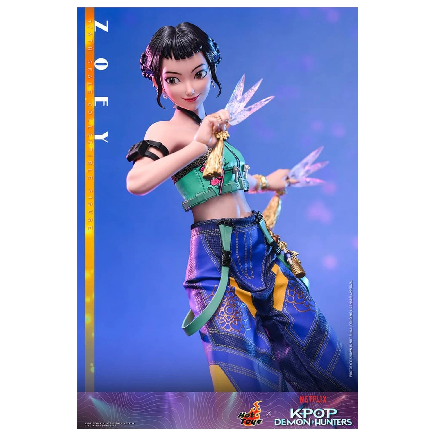 KPop Demon Hunters 1/6 Zoey akciófigura 27 cm termékfotó
