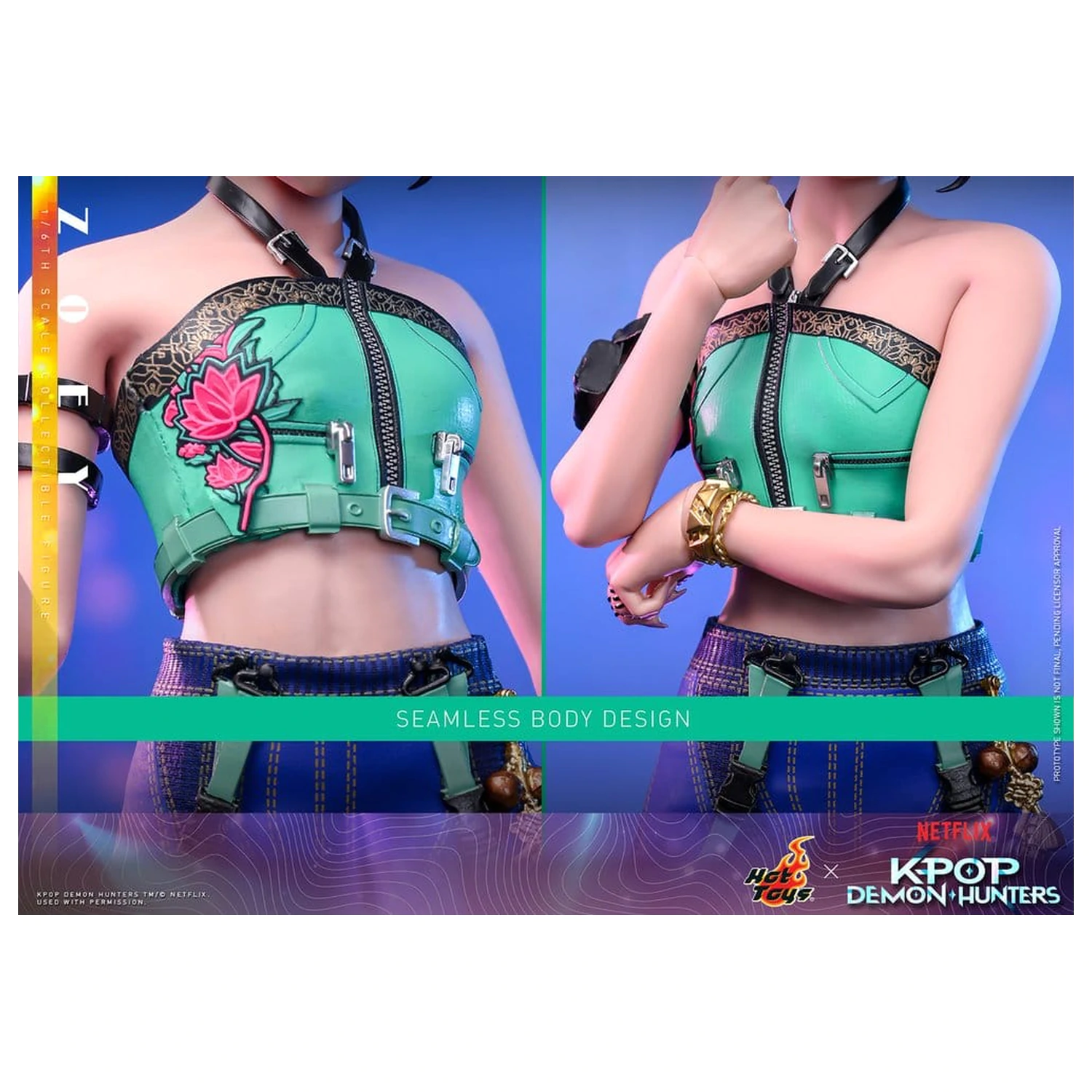 KPop Demon Hunters 1/6 Zoey akciófigura 27 cm termékfotó