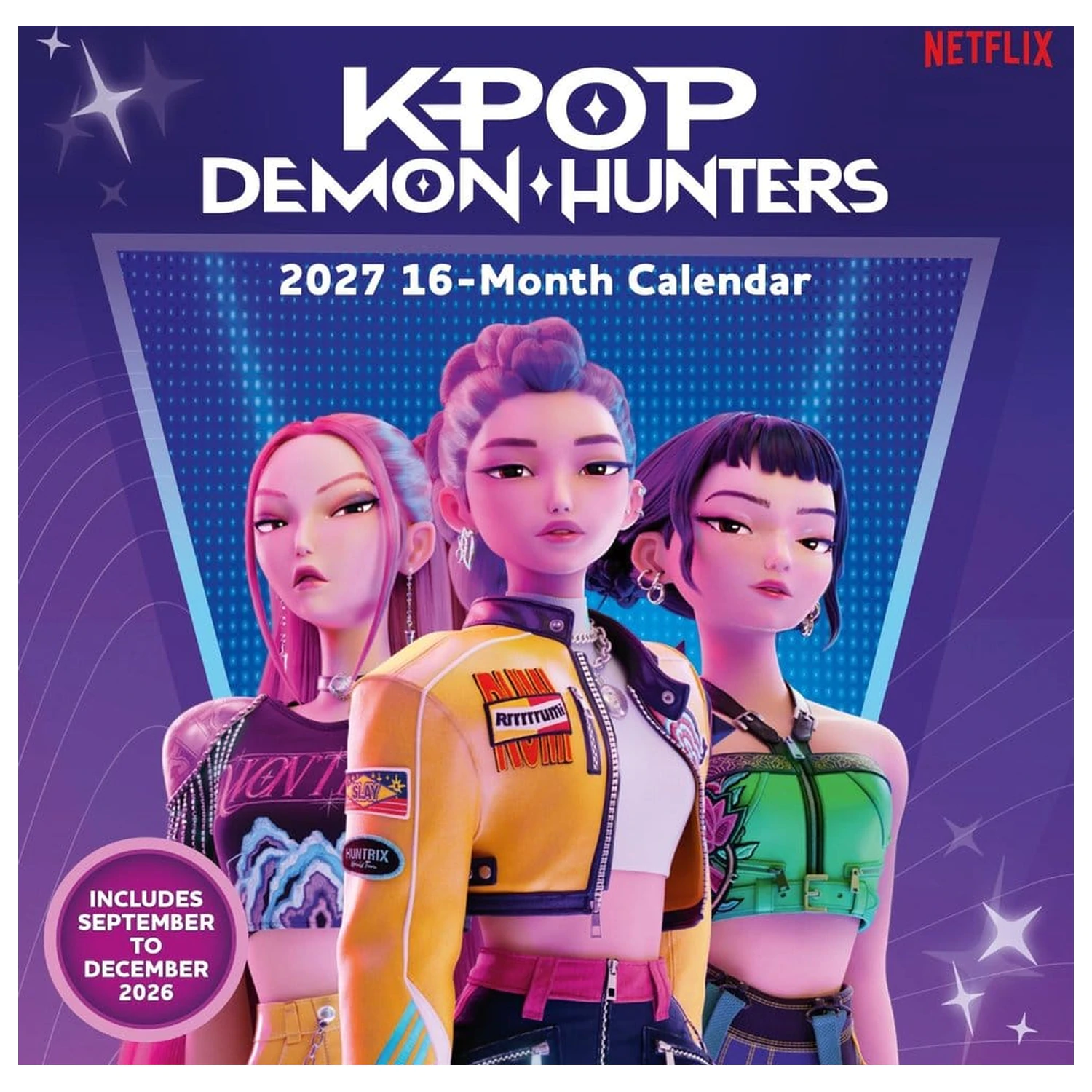 KPop Demon Hunters (2027) fali naptár termékfotó