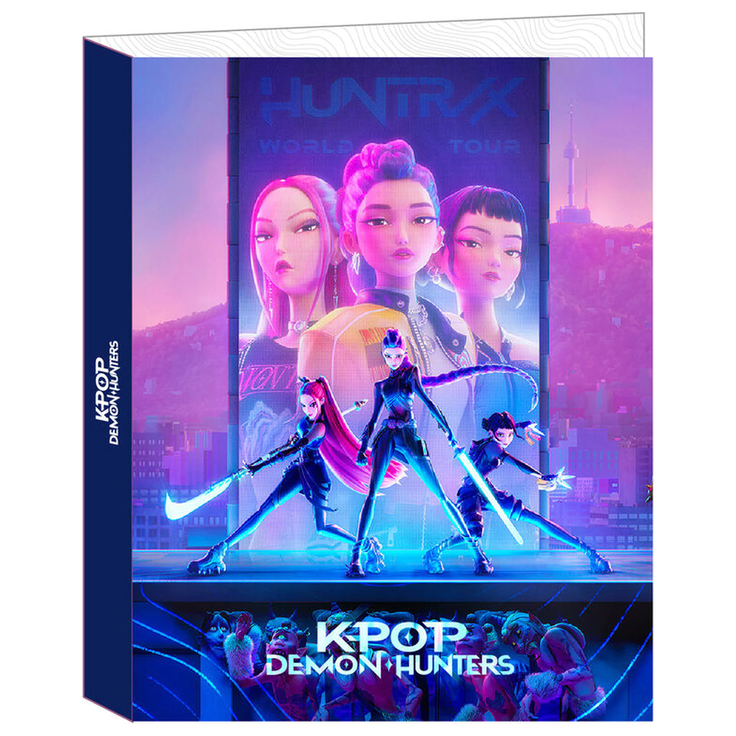 Kpop Demon Hunters 4-gyűrűs karton irattartó mappa termékfotó