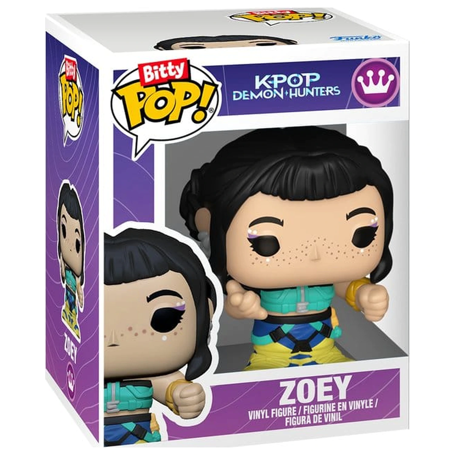 KPop Demon Hunters Bitty Funko POP! Stages Vinyl figura Zoey 2,5 cm termékfotó