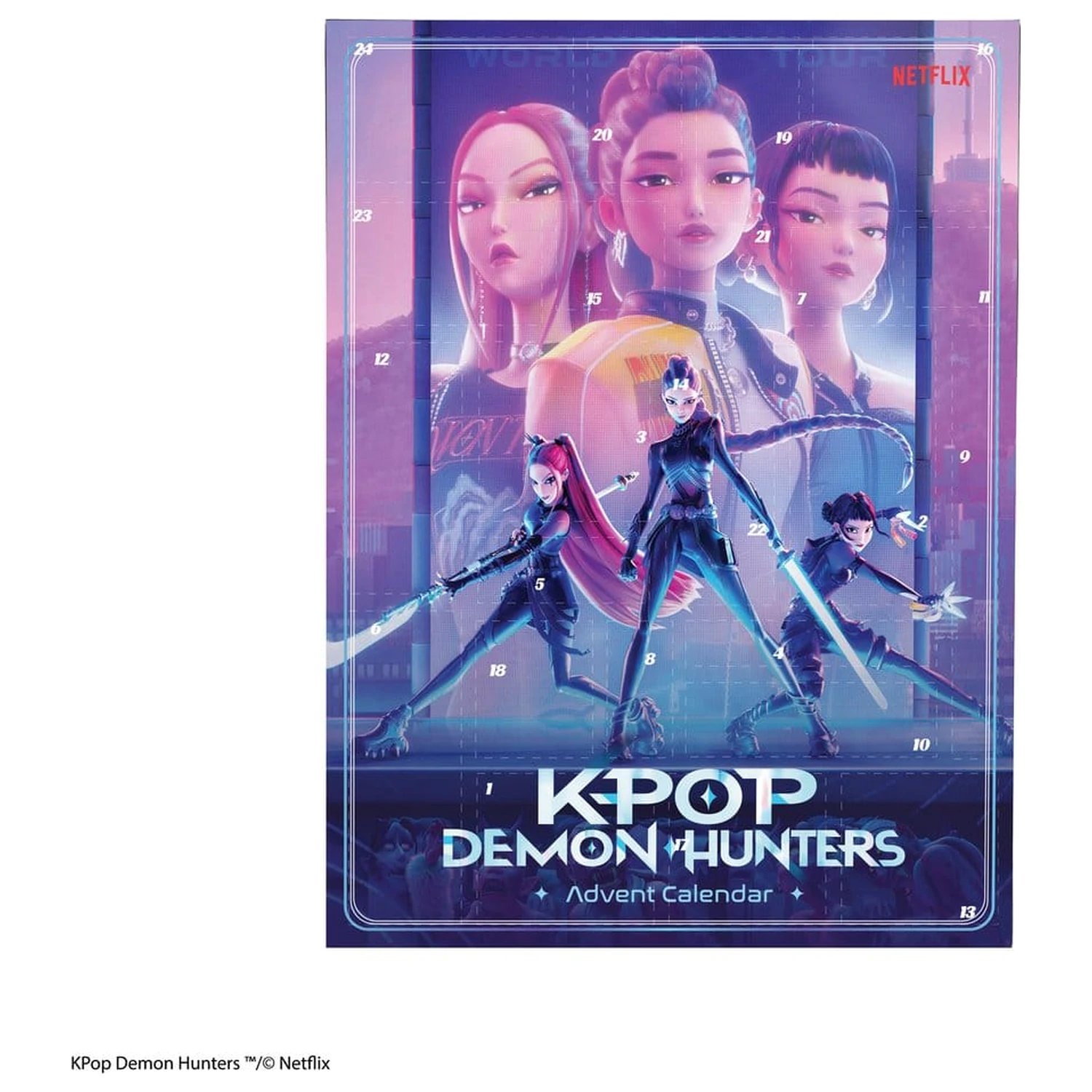 KPop Demon Hunters Classic 2026 adventi kalendárium termékfotó