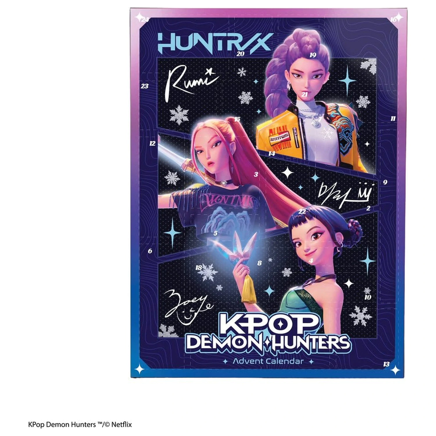 KPop Demon Hunters Classic 2026 adventi kalendárium termékfotó