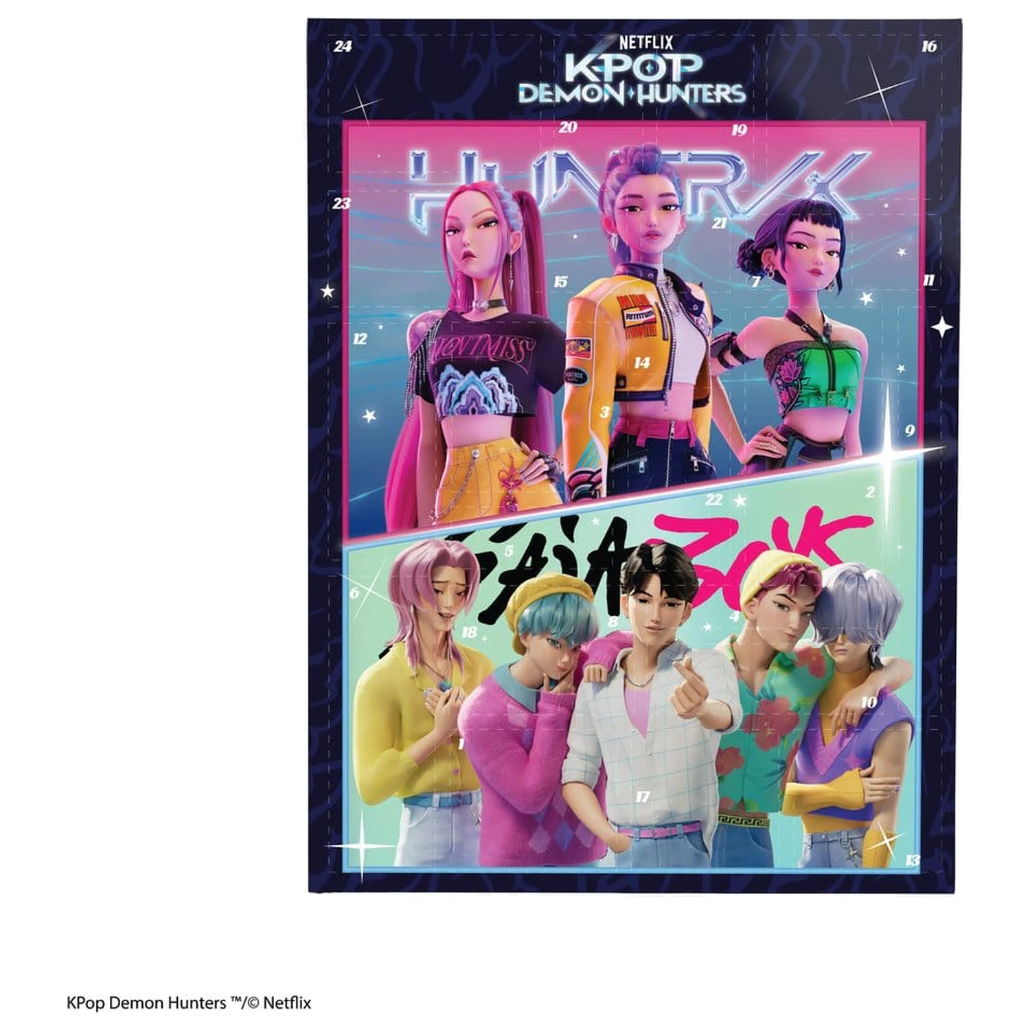 KPop Demon Hunters Classic 2026 adventi kalendárium termékfotó