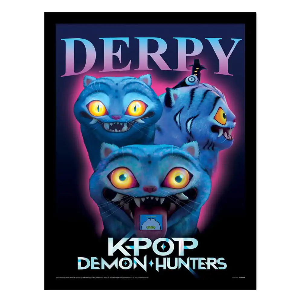 KPop Demon Hunters Collector Print Derpy keretezett poszter termékfotó