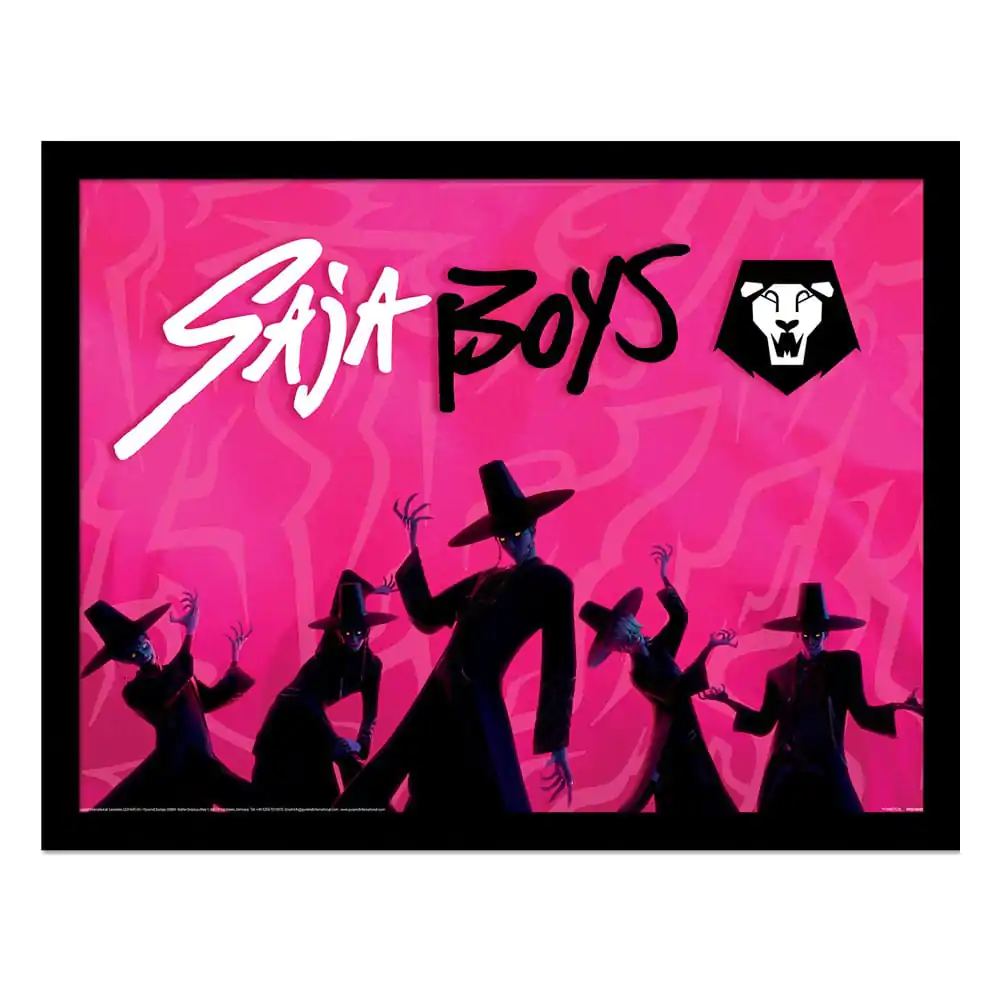 KPop Demon Hunters Collector Print Saja Boys Idol keretezett poszter termékfotó