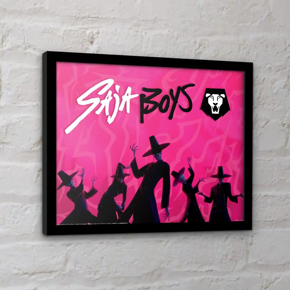 KPop Demon Hunters Collector Print Saja Boys Idol keretezett poszter termékfotó