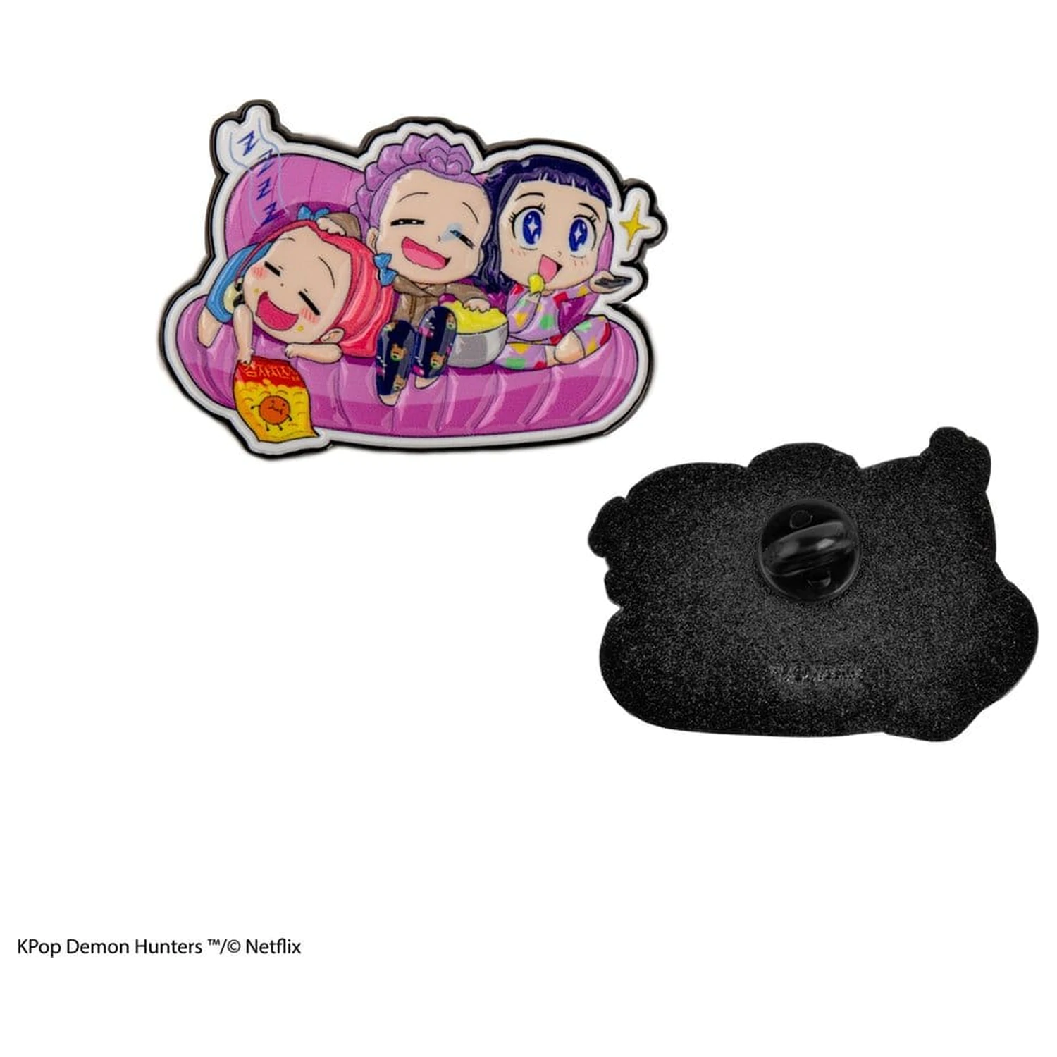 KPop Demon Hunters Couch couch couch kitűző termékfotó