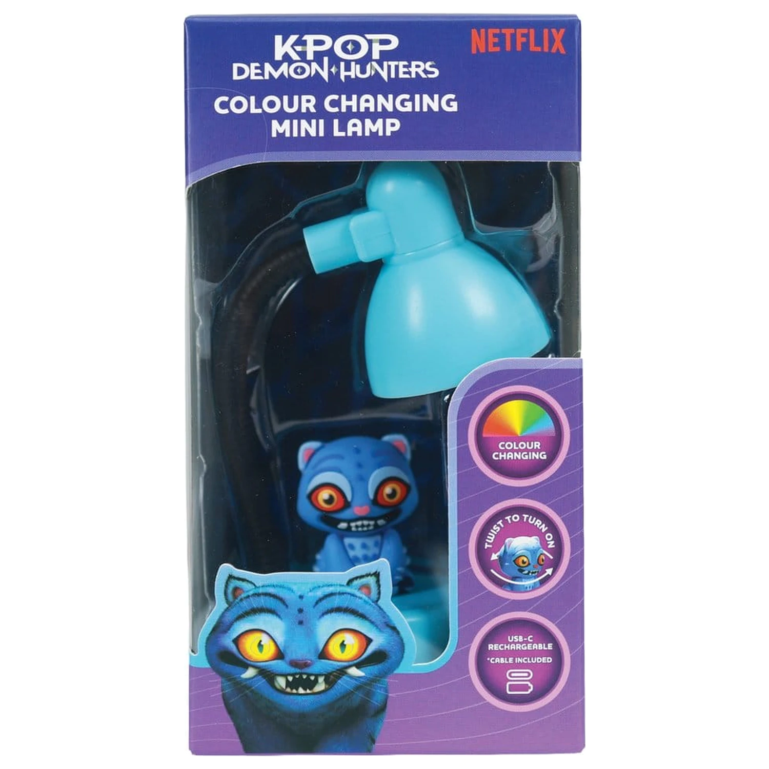 KPop Demon Hunters Derpy Mini LED lámpa figurával 11 cm     termékfotó