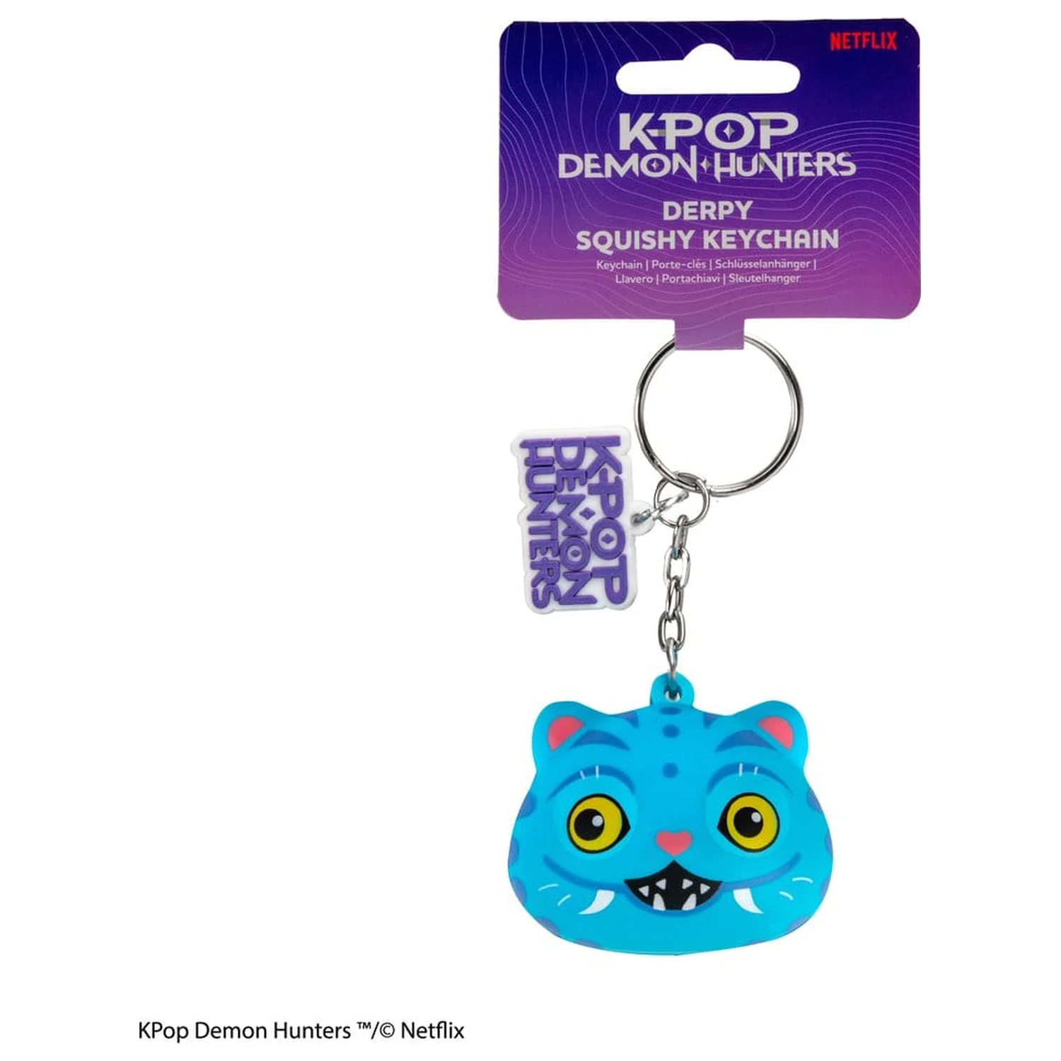KPop Demon Hunters Derpy Squishy kulcstartó termékfotó