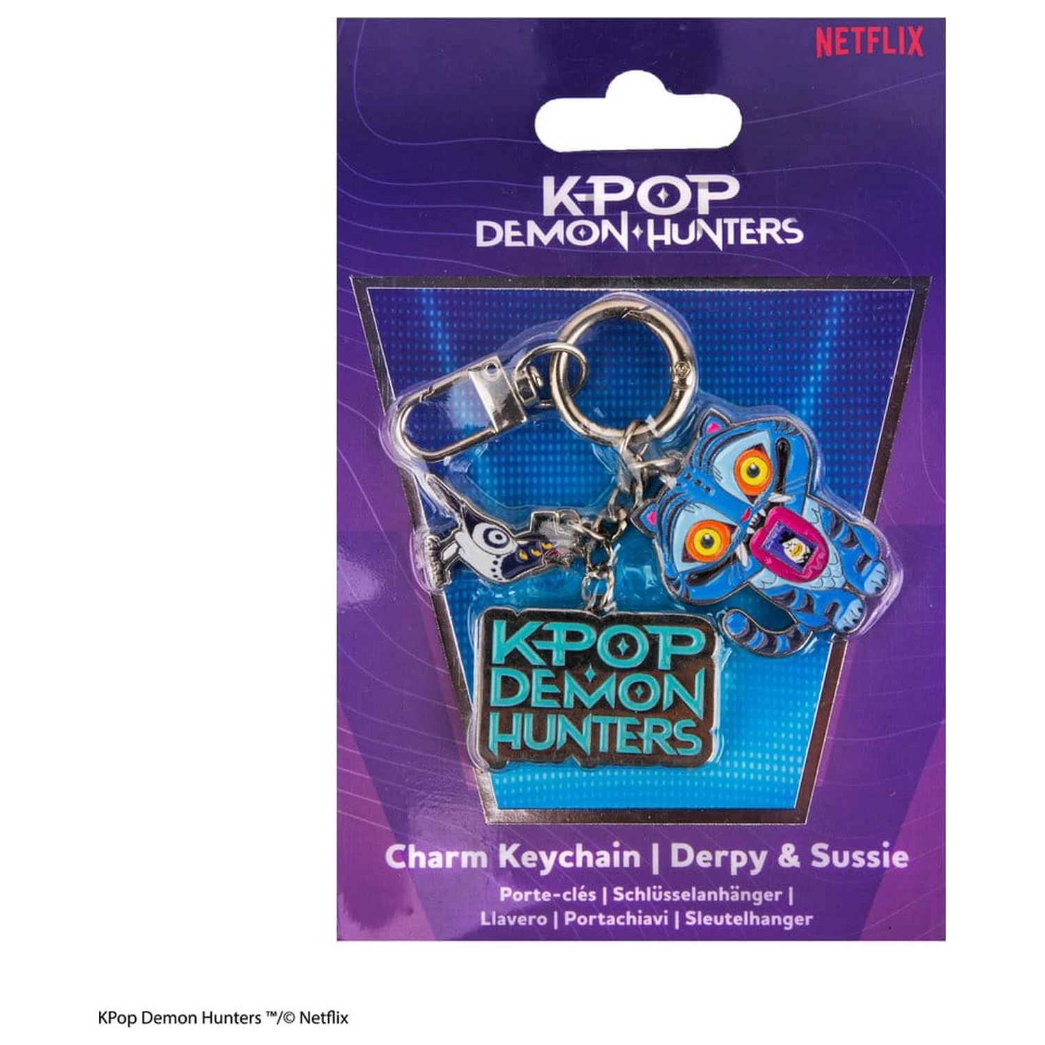 KPop Demon Hunters Derpy & Sussie charm kulcstartó termékfotó