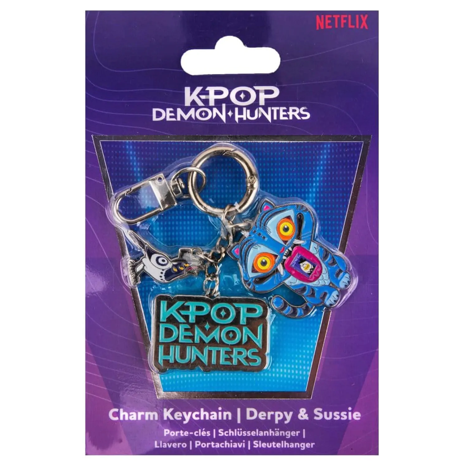 KPop Demon Hunters Derpy & Sussie charm kulcstartó termékfotó