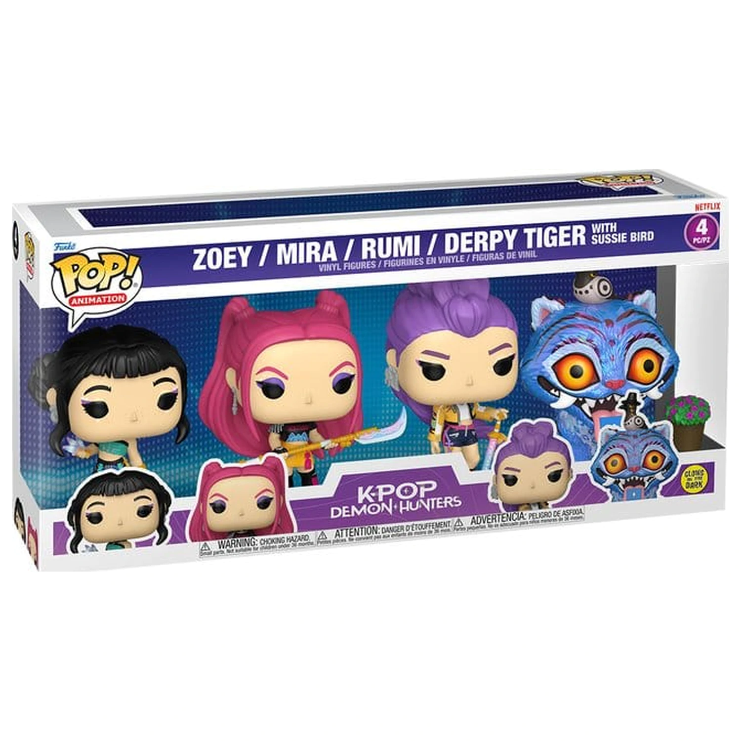 KPop Demon Hunters Funko POP! 4 db-os figura csomag Funko POP DH termékfotó