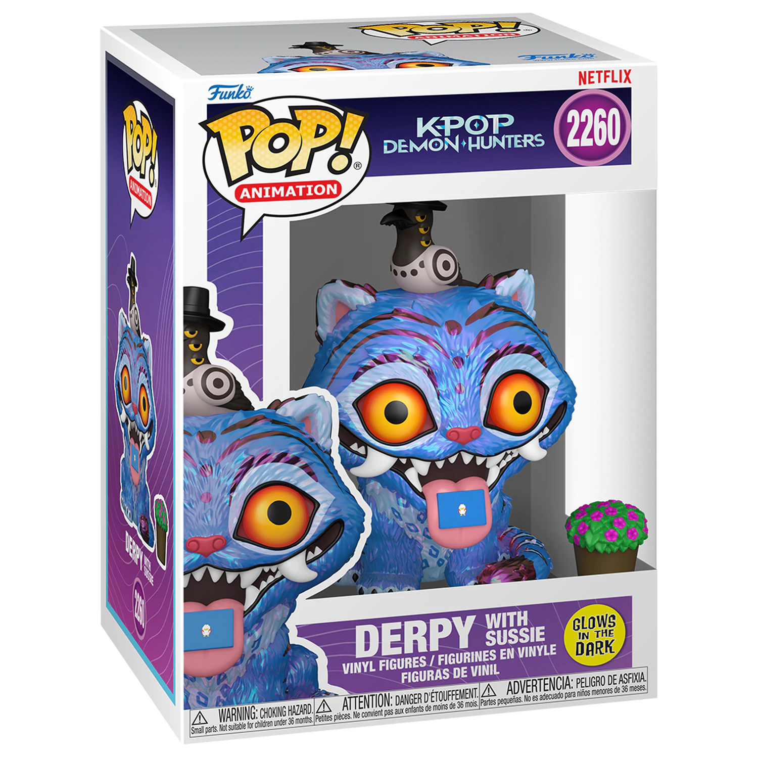 KPop Demon Hunters Funko POP! Animation Vinyl figura Tiger w/Bird 9 cm termékfotó